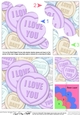 I Love You - Sweet Heart - Shell Edged Corner Side Stacker