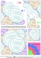 I Love You - Sweet Heart - Shell Edged Corner Side Stacker