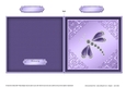 Elegant Dragonfly - Cut and Fold Card