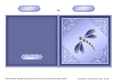 Elegant Dragonfly - Cut and Fold Card