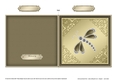 Elegant Dragonfly - Cut and Fold Card
