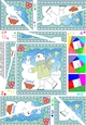 Christmas Snowman Rio Twisted Spiral Side Stacker