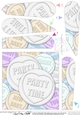 Party Time Sweet Heart Fan Pyramage Topper