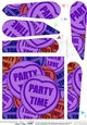Party Time Sweet Heart Fan Pyramage Topper