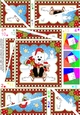Christmas Twisted Spiral Side Stacker - Little White Labrador Dog
