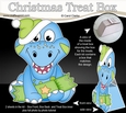 3D Christmas Treat Box Gift Set Mini Kit - Cute Little Dino