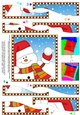 Christmas Wavy Spiral Side Stacker - Cute Fun Snowman Oli