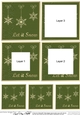Elegant Christmas Snowflakes - Tunnel Topper