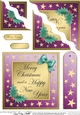 Elegant Christmas Greeting - Wavey Corner Stacker