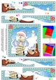 Christmas Santa - Wavy Spiral Side Stacker