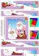 Christmas Santa - Wavy Spiral Side Stacker