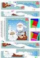 Christmas Santa - Wavy Spiral Side Stacker