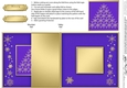 Christmas Snowflake Tree - No-Hole Fold Back Card