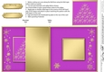Christmas Snowflake Tree - No-Hole Fold Back Card