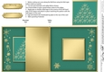 Christmas Snowflake Tree - No-Hole Fold Back Card