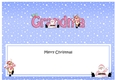 Large DL Merry Christmas GRANDMA with Santa & Rudolph insert
