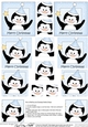 Cute Christmas Penguin - Pyramage sheet