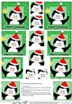 Cute Christmas Penguin - Pyramage sheet