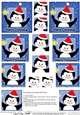 Cute Christmas Penguin - Pyramage sheet