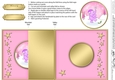 Cute Baby Elephant - No-Hole Fold Back Card