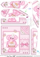 Lola Elephant & Lace - Fan Pyramage Topper