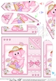 Lola Elephant & Lace - Fan Pyramage Topper