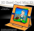 3D Easel Card Mini Kit - Cute Boyz - Schoolboy Zeke