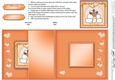 Wedding Cake - No-Hole Fold Back Card