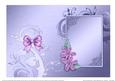 Flowers with Diamonds Matching Insert 5 x 7 Portrait
