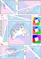 Cute Little Unicorn Twisted Spiral Side Stacker