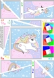 Cute Little Unicorn Twisted Spiral Side Stacker