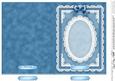 5 x 7 Pearls, Lace and Ribbon Plain Card Base
