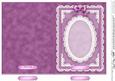 5 x 7 Pearls, Lace and Ribbon Plain Card Base