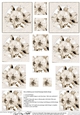 Posy and Pearls - Twisted Pyramage sheet