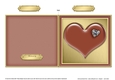 Romantic Enamel Heart - Cut and Fold Card 