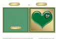 Romantic Enamel Heart - Cut and Fold Card 