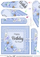 A Touch of Elegance Flowers, Pearls and Lace Fan Pyramage Topper