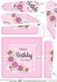 A Touch of Elegance Flowers, Pearls and Lace Fan Pyramage Topper