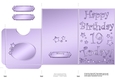 Elegant Metallic 19th Birthday Lottery Wallet Card
