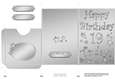 Elegant Metallic 19th Birthday Lottery Wallet Card