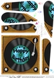 Fun Birthday Record - Fan Pyramage Topper