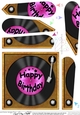 Fun Birthday Record - Fan Pyramage Topper