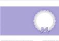 Square Pearls and Lace Card Front or Insert