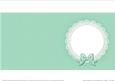 Square Pearls and Lace Card Front or Insert