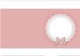Square Pearls and Lace Card Front or Insert