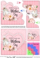 Mothers Day Flowers, Lace & Pearls Shell Edged Corner Side Stacker