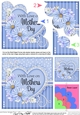 Mothers Day Flowers, Lace & Pearls Shell Edged Corner Side Stacker