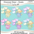 Hunney Bears - Rosie - CU4CU Digital Clip Art Set