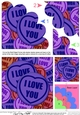 I Love You - Sweet Heart - Shell Edged Corner Side Stacker