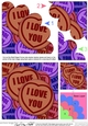 I Love You - Sweet Heart - Shell Edged Corner Side Stacker
